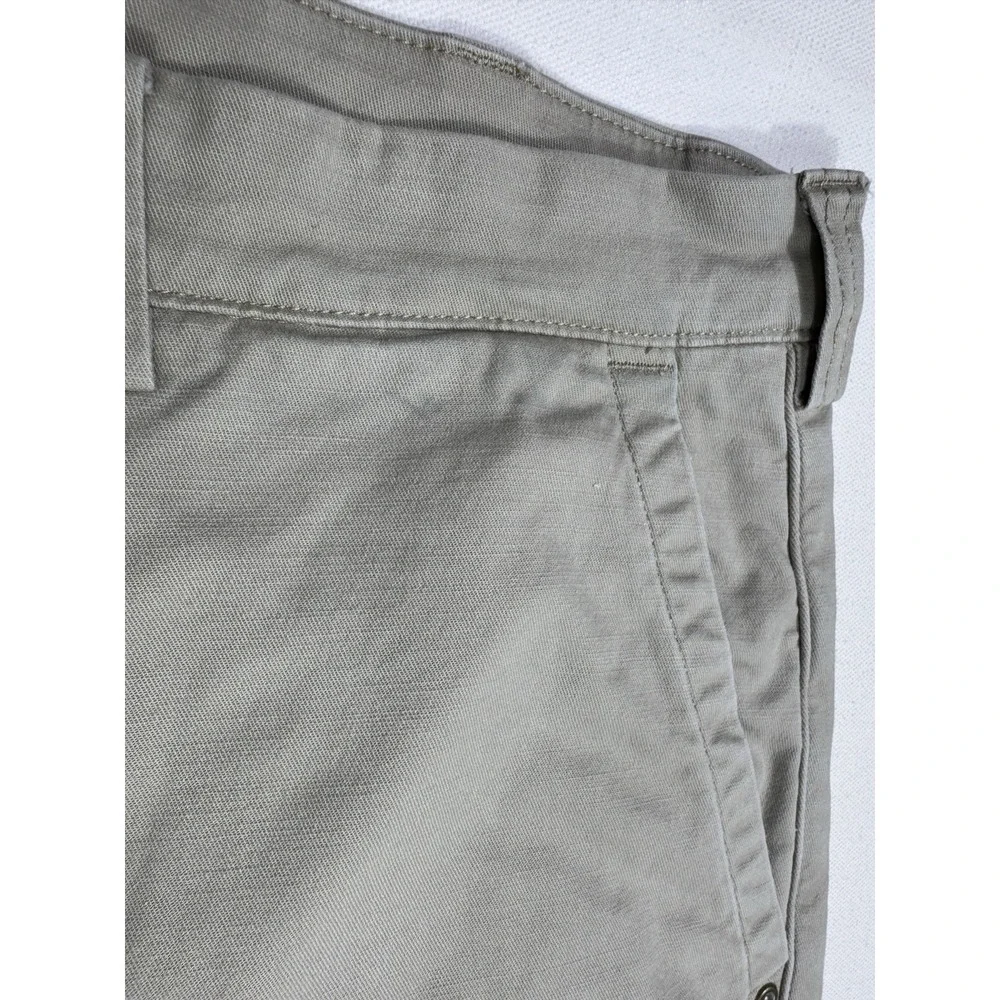 Duluth Trading Pants Men's 40x30 (40x29) Khaki Ballroom Flex Flannel Lined
